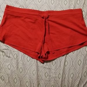 Red shorts